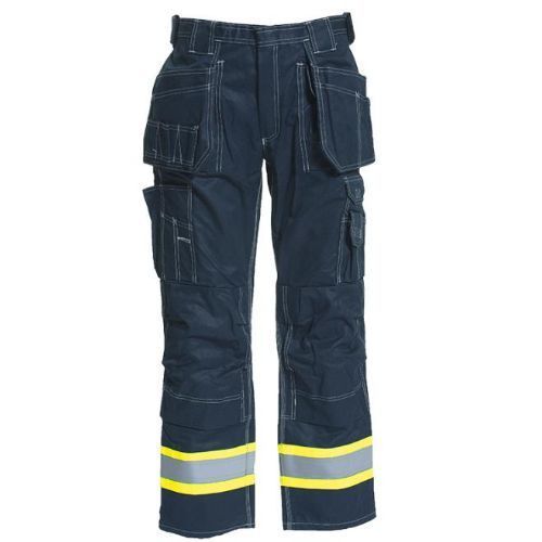 Antiflame FR Handwerker-Bundhose mit Warnschutzdetails